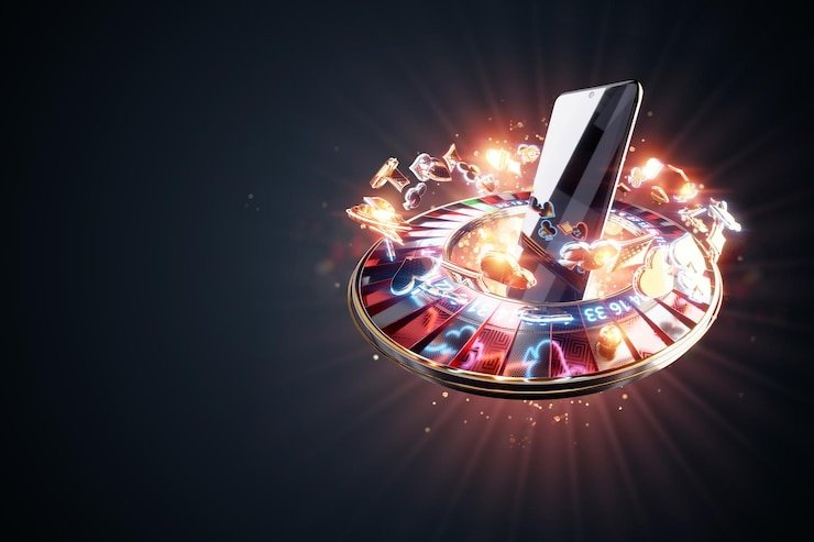 Panel angka sembilan bernuansa emas